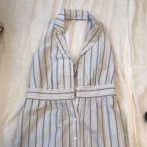 Simply Noelle blue striped dress
